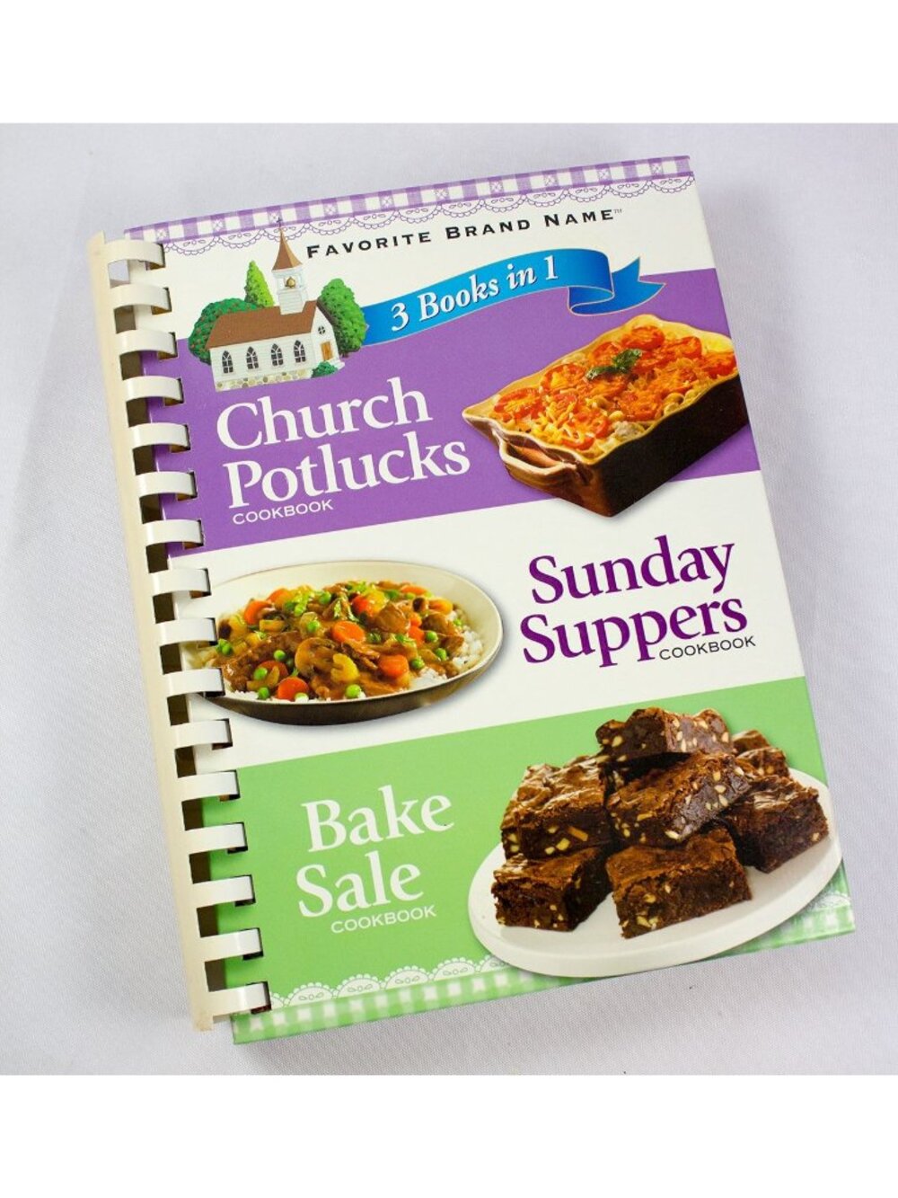 Favorite Brand Name 3 Books in 1 Church Potlucks Sunday Suppers Bake Sale 2009